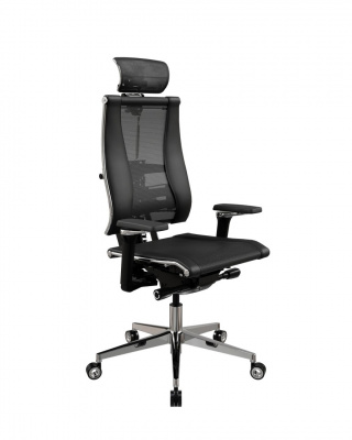 Кресло Yoga Y 4DF B2-14D - YM93+Infinity /Kc09/Nc09/D15P/H13mM-3D(M26.B35.G25.W04) (Черный)