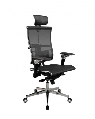 Кресло Yoga Y 4DF L2-37D - YM93 /Vc00/Nc00/D06P/H13mM-3D(M06.B35.G11.W04) (Черный)