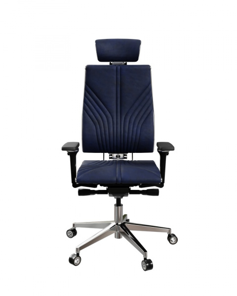 Кресло Yoga Y 4DF B2-12D - GoyaLE /Kc31/Nc31/D15P/H13mV-3D(M26.B35.G25.W04) (Синий)